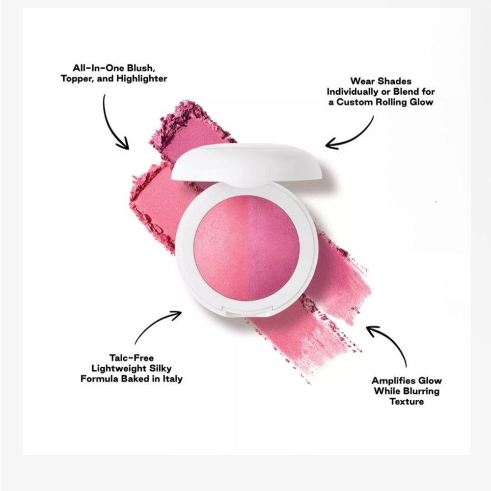 Dibs The Duet Baked Blush - VIP PINK - Picture 5 of 5